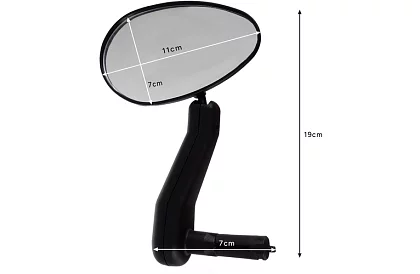 Cyklistikai tükör – könnyű és törhetetlen