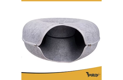 Macskás antistressz fekhely – alagút