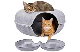 Macskás antistressz fekhely – alagút