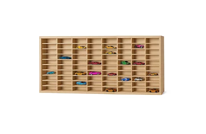 Kamion fa wooden shelf – organizer for cars – 80 compartments
