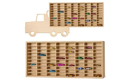 Kamion fa wooden shelf – organizer for cars – 80 compartments