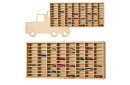 Kamion fa wooden shelf – organizer for cars – 80 compartments