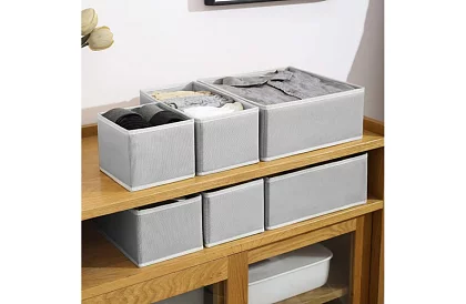 Szekrénybe való szervező - 6 darabos készlet