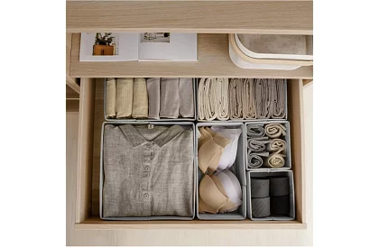 Szekrénybe való szervező - 6 darabos készlet