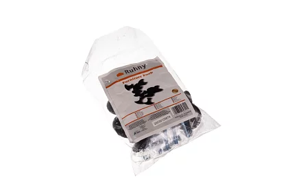 Bútorfogantyúk – fekete gombok - 10 darab