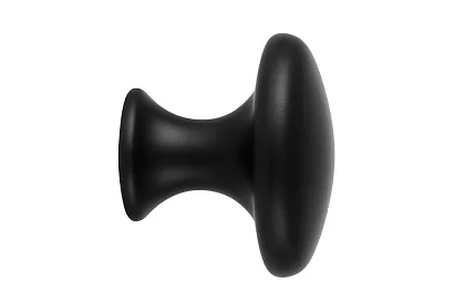 Bútorfogantyúk – fekete gombok - 10 darab