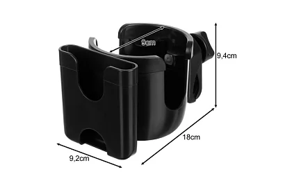 Italtartó és telefon a babakocsi fogantyújára