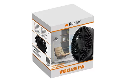 Vezet nélküli ventilátor klipszel – tölthető USB-C 1200 mAh