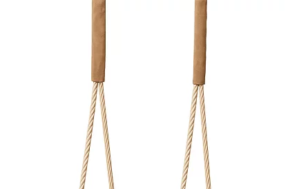 Gyermek függő hinta – bézs bársony