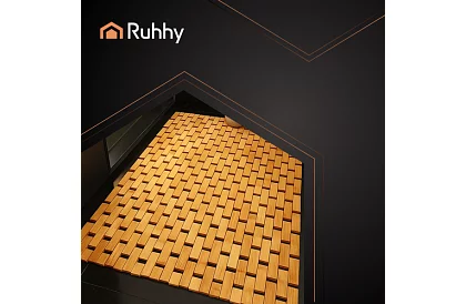 Bambusz fürdőszobai szőnyeg – 80×50 cm