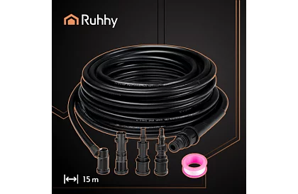 Magasnyomású tömlő csövek és felületek tisztításához – 15 méter