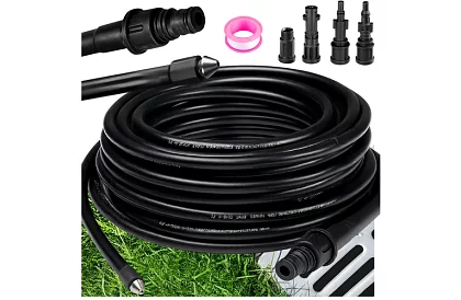 Magasnyomású tömlő csövek és felületek tisztításához – 15 méter