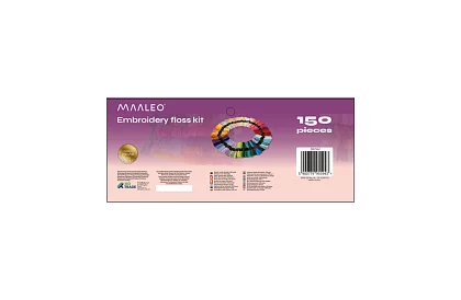 Színes hímzőcérnák – nagy készlet 150 db