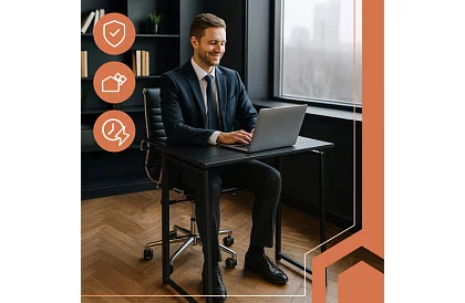 Összecsukható fekete asztal – 80 x 75 x 40 cm