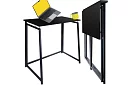 Összecsukható fekete asztal – 80 x 75 x 40 cm