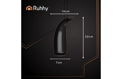 Beérintés nélküli szappanadagoló – fekete