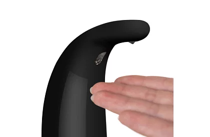 Beérintés nélküli szappanadagoló – fekete