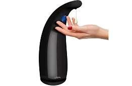 Beérintés nélküli szappanadagoló – fekete
