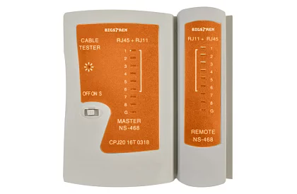Kábeltesztelő RJ45/RJ11 + krimpelőfogó - minden az ethernet hálózat telepítéséhez