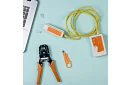 Kábeltesztelő RJ45/RJ11 + krimpelőfogó - minden az ethernet hálózat telepítéséhez
