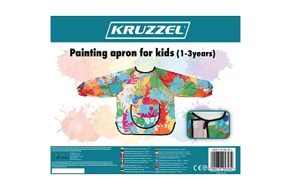 Gyermek festőköpeny 1–3 éves gyermekek számára