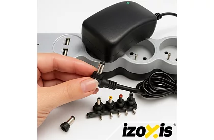 Univerzális tápegység – töltő 3–12 V 6 csatlakozóval