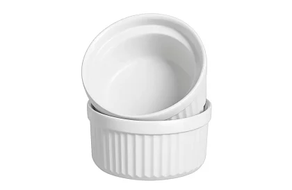 Zsámozható porcelán ramekin tálak – 6 darab a készletben
