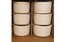 Zsámozható porcelán ramekin tálak – 6 darab a készletben