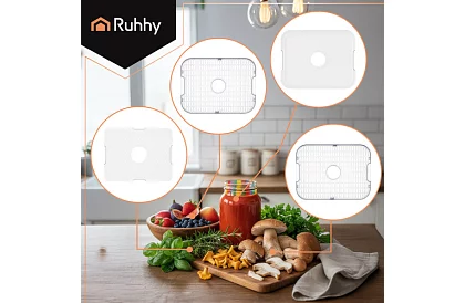 Élelmiszer-, gomba- és gyümölcsszárító 10 l – 5 szint + tartozékok