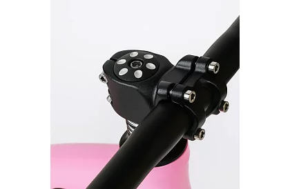 Gyerek könnyű rózsaszín futóbicikli – 12 kerék + vállpánt