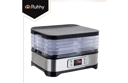 Gombaszárító és gyümölcsszárító 10 liter – 5 szint + tartozékok