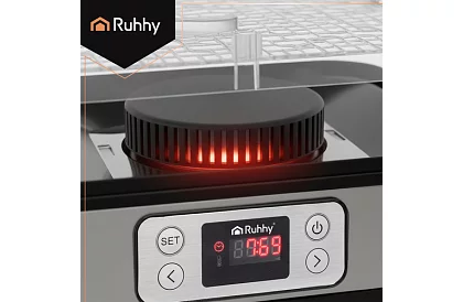 Gombaszárító és gyümölcsszárító 10 liter – 5 szint + tartozékok