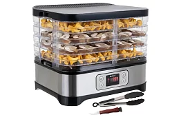 Gombaszárító és gyümölcsszárító 10 liter – 5 szint + tartozékok