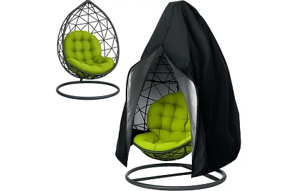 Fedezék a kertben lévő hinta székhez