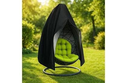 Fedezék a kertben lévő hinta székhez