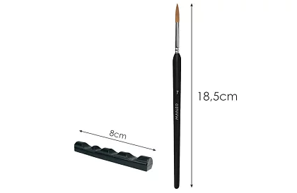 Művészeti ecsetek festéshez – 11 darab + állvány