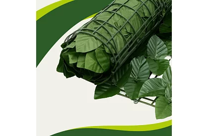 Mesterséges élő sövény 100 x 300 cm – borostyán