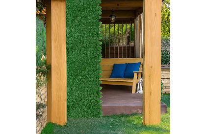 Mesterséges élő sövény 100 x 300 cm – borostyán