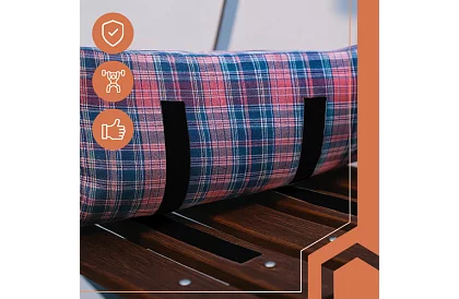 Öntapadó tépőzár 2,5 x 500 cm – fekete