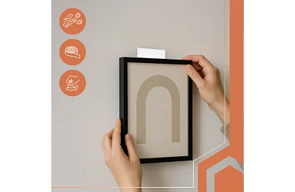 Öntapadó tépőzár 5 x 500 cm – fehér