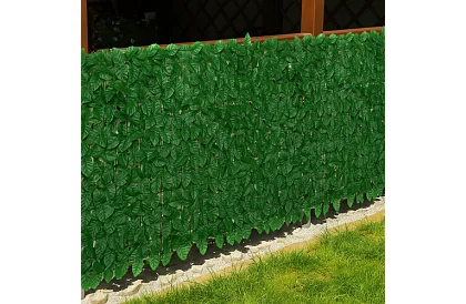 Mesterséges élő sövény 50 x 500 cm – borostyán