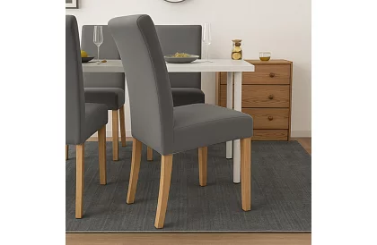 Univerzális székpárnák – 6 darab – Sötétszürke