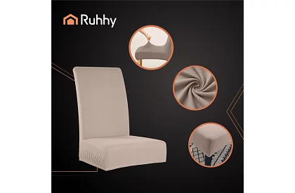 Univerzális székborítók – 6 darab – Bézs