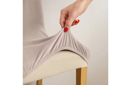 Univerzális székborítók – 6 darab – Bézs