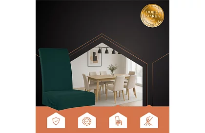 Univerzális székborítók – 6 darab – Zöld