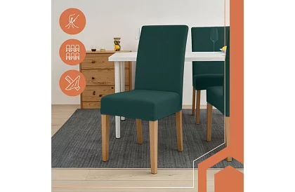 Univerzális székborítók – 6 darab – Zöld