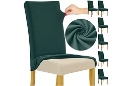 Univerzális székborítók – 6 darab – Zöld