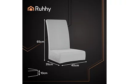 Univerzális székborítók – 6 darab – Szürke