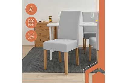 Univerzális székborítók – 6 darab – Szürke