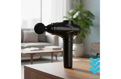 Masszázspisztoly az izmok ellazítására + 12 kiegészítő